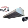 Okap Gastronomiczny 170x70x40 Filtry TurbinaMEGA