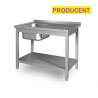 Zlew Gastronomiczny 200x50x85 Zlew Półka Spawany