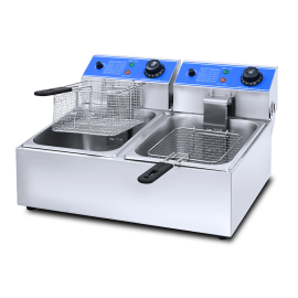 Frytownica Elektryczna 2-Komorowa 2x6L