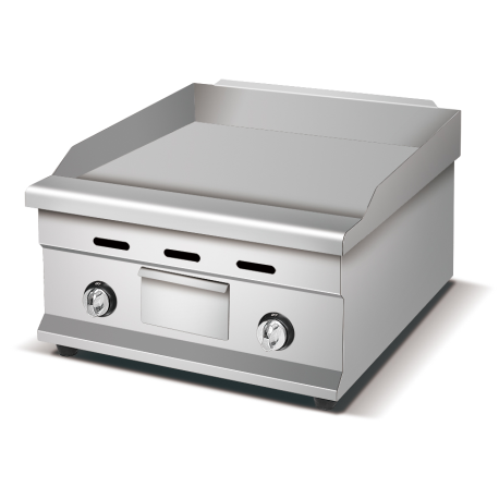 Płyta Grillowa Gazowa – Gładka – 2 Strefy Grzewcze