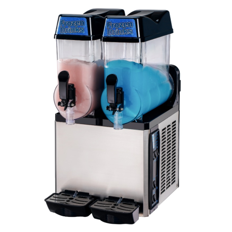 Granitor Dwukomorowy 2x12L - Maszyna do Slushy i Mrożonych Napojów