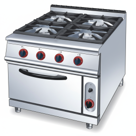 Kuchnia Gazowa 4-Palnikowa z Piekarnikiem Gazowym