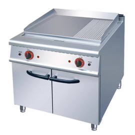 Płyta Grillowa Wolnostojąca MIX - 2/3 Gładka 1/3 z Ryflowana z szafką