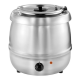 Kociołek na Zupę 10L Elektryczny - Podgrzewacz Gastronomiczny 400W - INOX