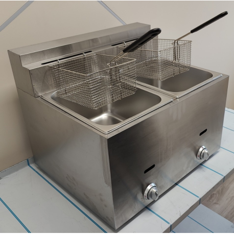 Frytownica Gazowa 2-komorowa 12L (2x6L)
