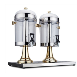 Podwójny Dyspenser do Soków i Napojów 2x8L Złoty