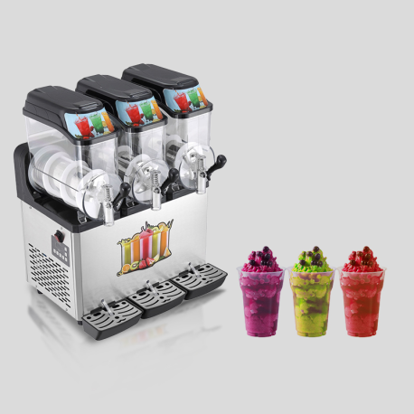 Granitor 3x12L - Maszyna do Slush, Sorbetów i Mrożonej Kawy