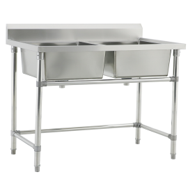 Zlew Gastronomiczny Dwukomorowy (Basen) -1200x600x800 mm