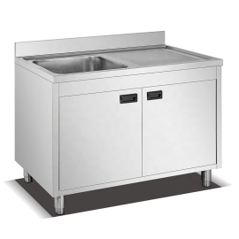 Zlew Jednokomorowy (Basen) z szafką - 1500x700x800 mm Lewy