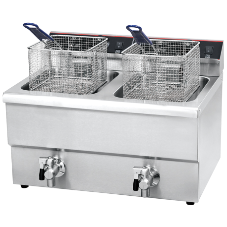 Frytownica Elektryczna 2-Komorowa 2x12L