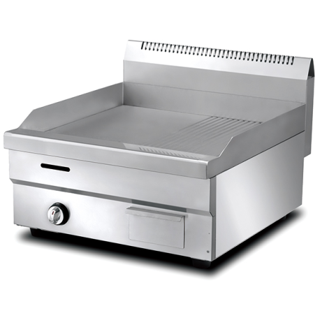 Płyta Grillowa 1/3 Ryflowana gazowa 530 × 600 × 475 mm LPG