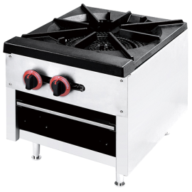 Taboret Gazowy 3-pierścieniowy palnik 24,7 kW | Wolnostojący Palnik Gastronomicznym LPG 445x570x530