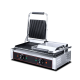 Elektryczny grill kontaktowy podwójny Góra/Dół Ryflowany 845mm