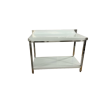 Stół Gastronomiczny 100x60x85 Nierdzewny INOX z Półką + Rant