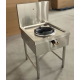 Taboret Gazowy Palnik Gastronomiczny LPG 58x65 cm Żeliwo Rant 37cm